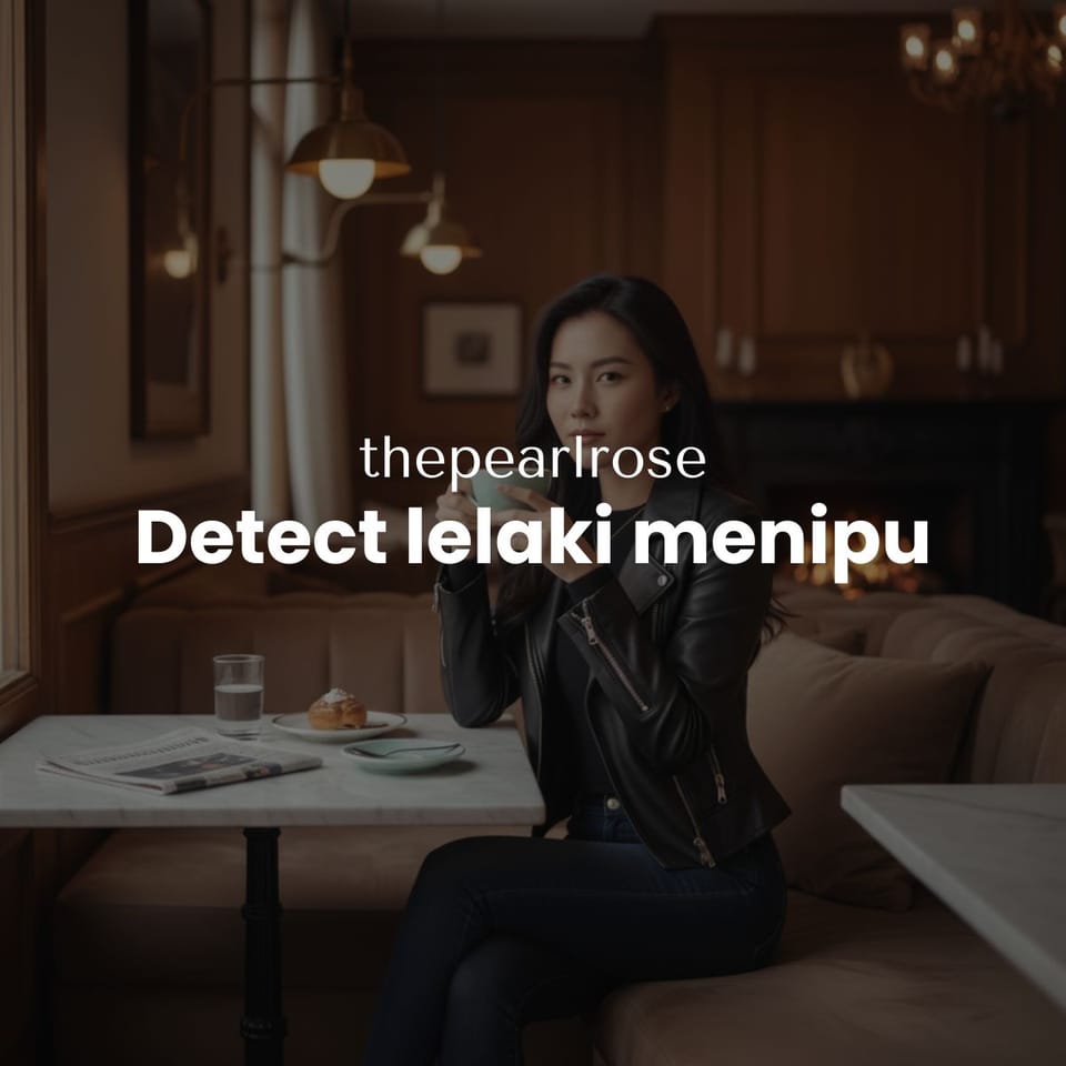 Perempuan detect lelaki menipu